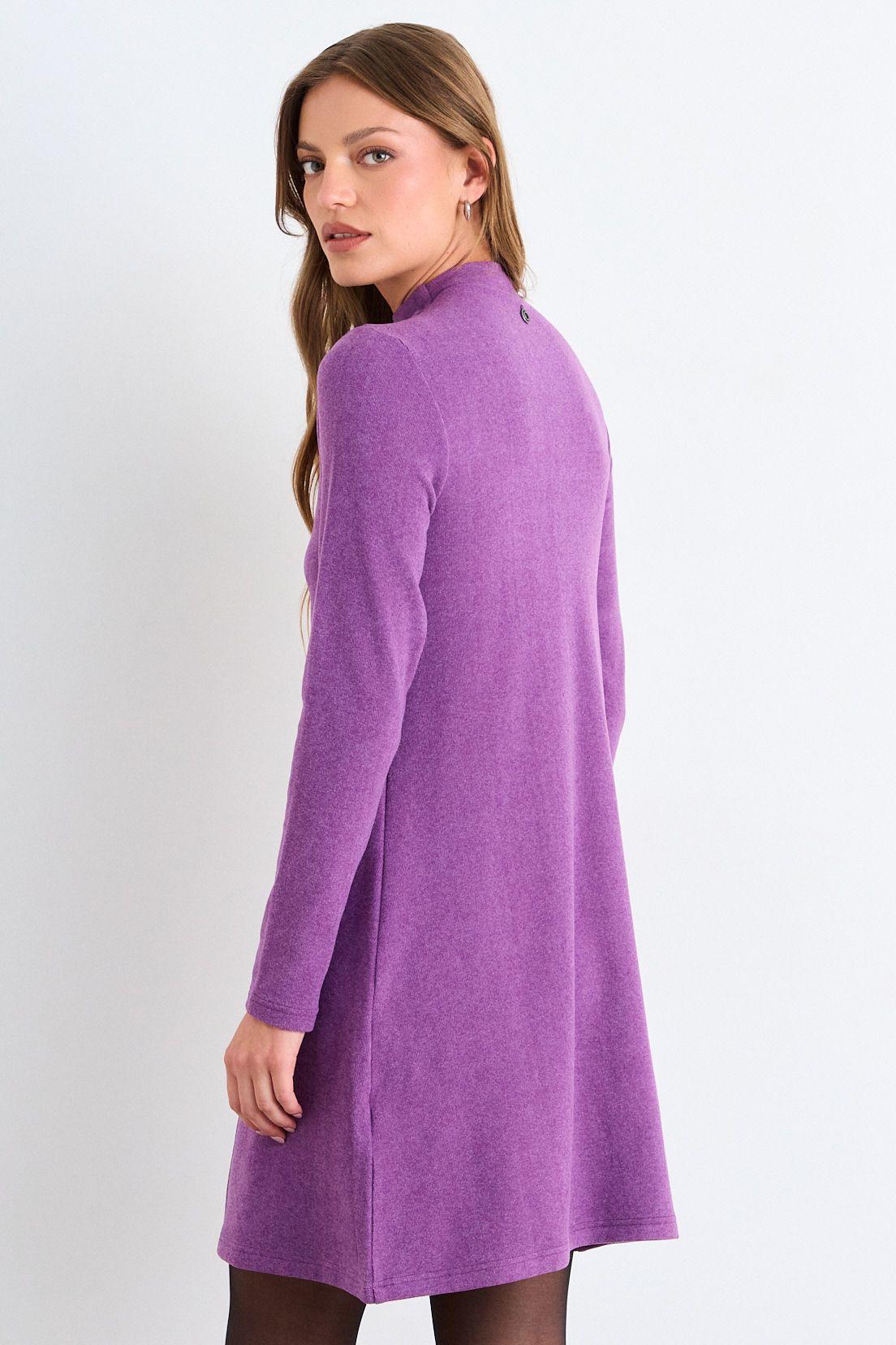Vestido Liso Morado iO 13020126004121-2