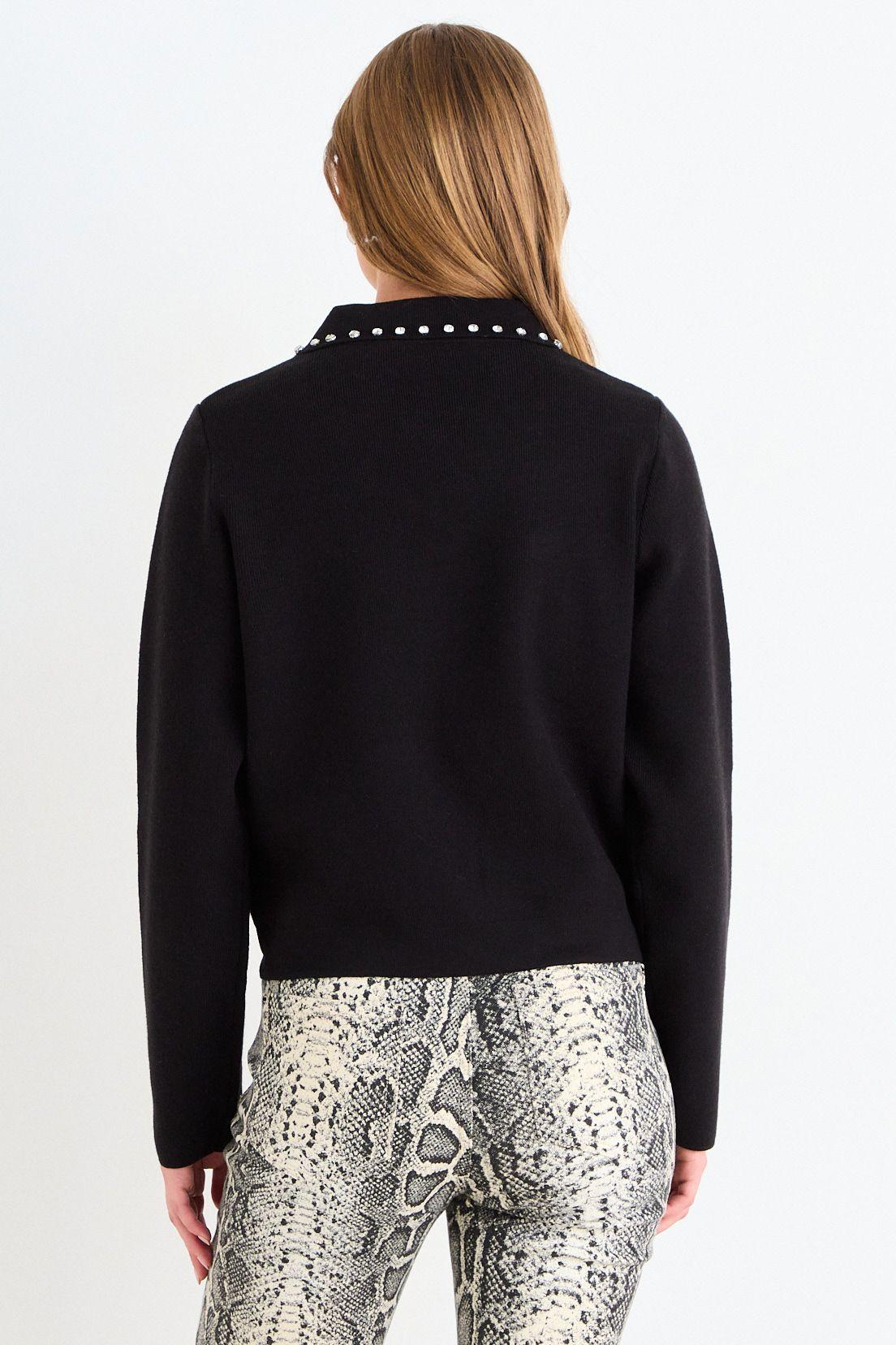 Trucker Cardigan Negro Ash 18007126005102-2