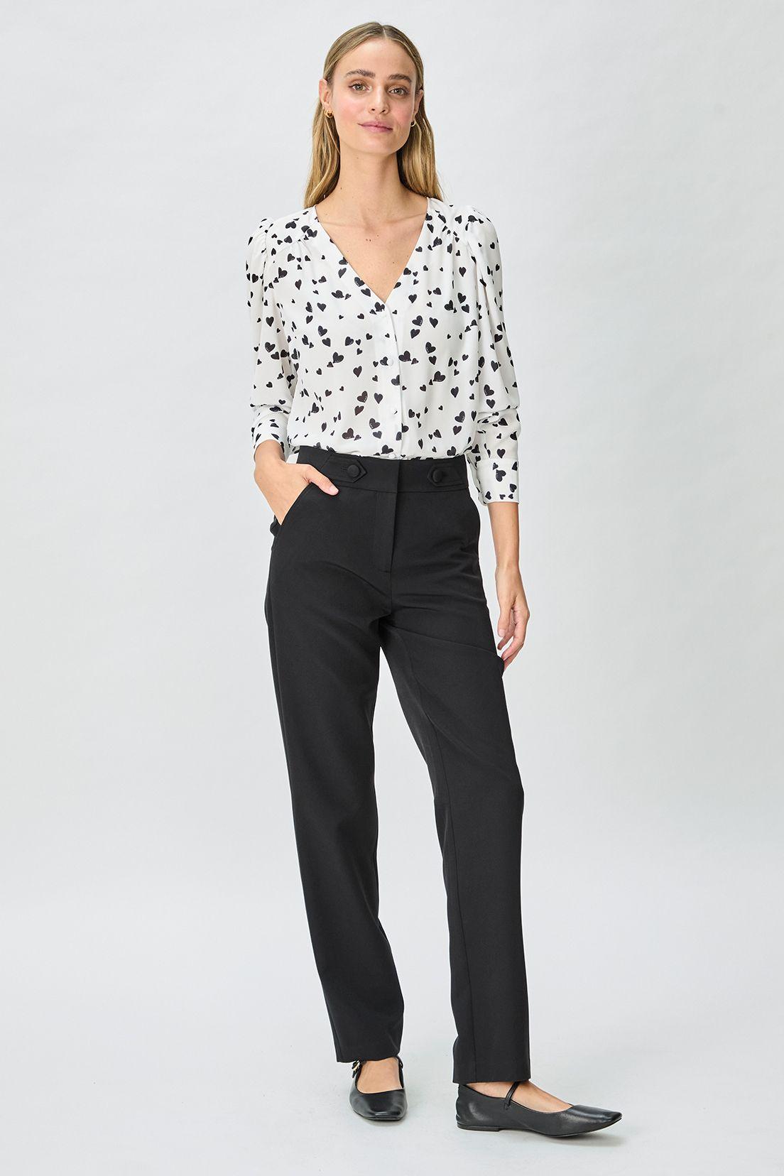 Pantalon Liso Negro iO 11020125006102-0