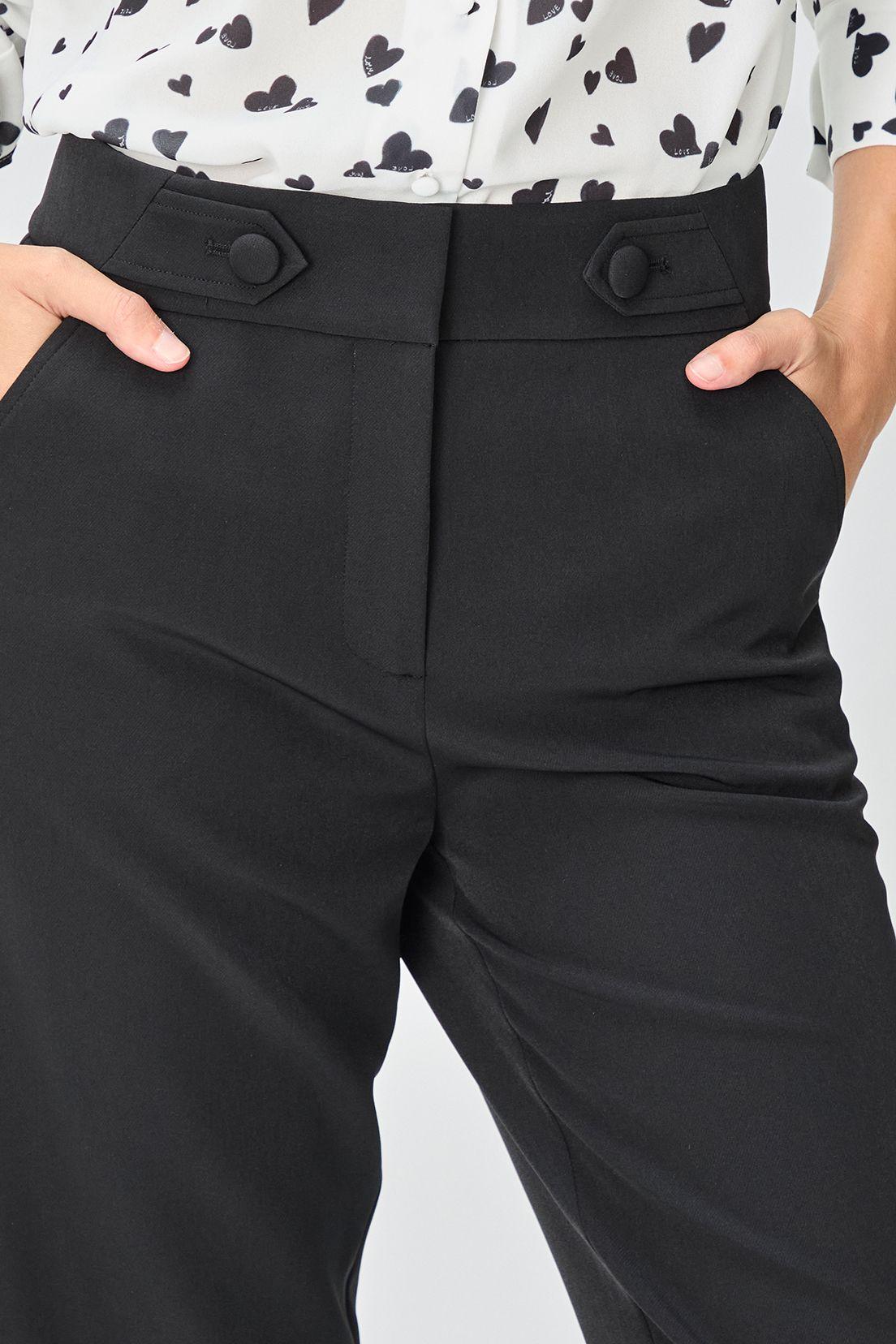 Pantalon Liso Negro iO 11020125006102-2