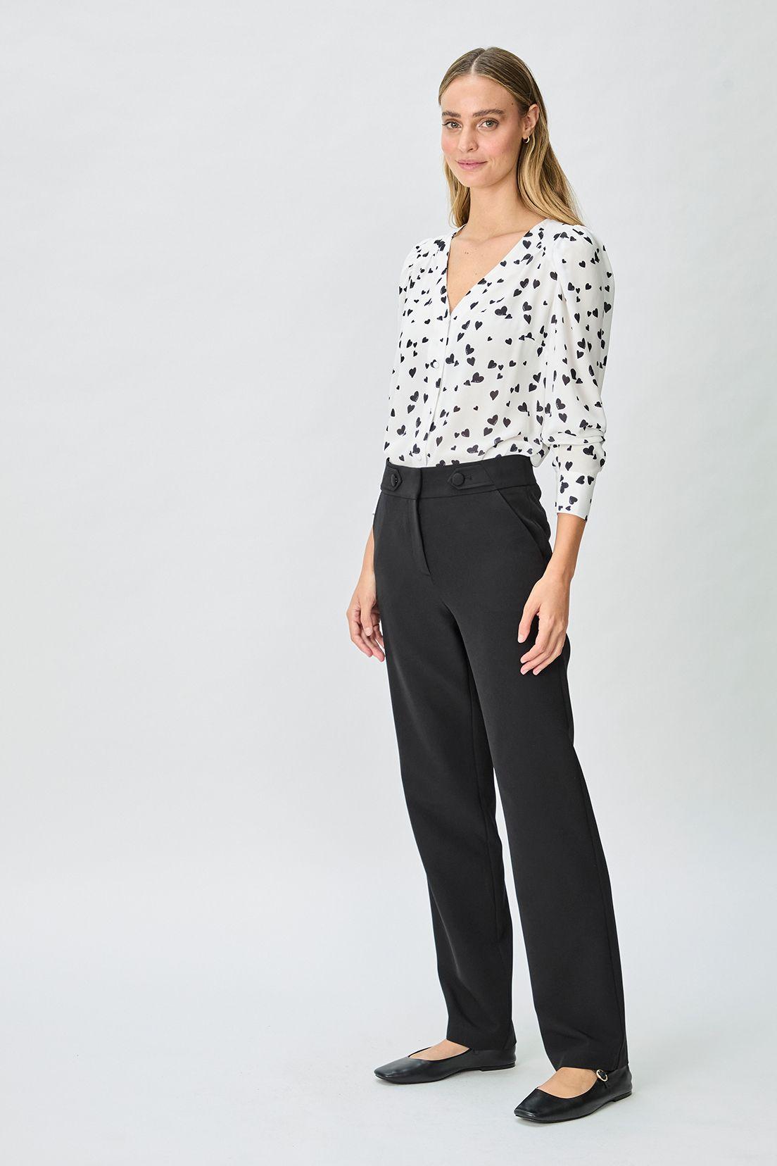 Pantalon Liso Negro iO 11020125006102-3