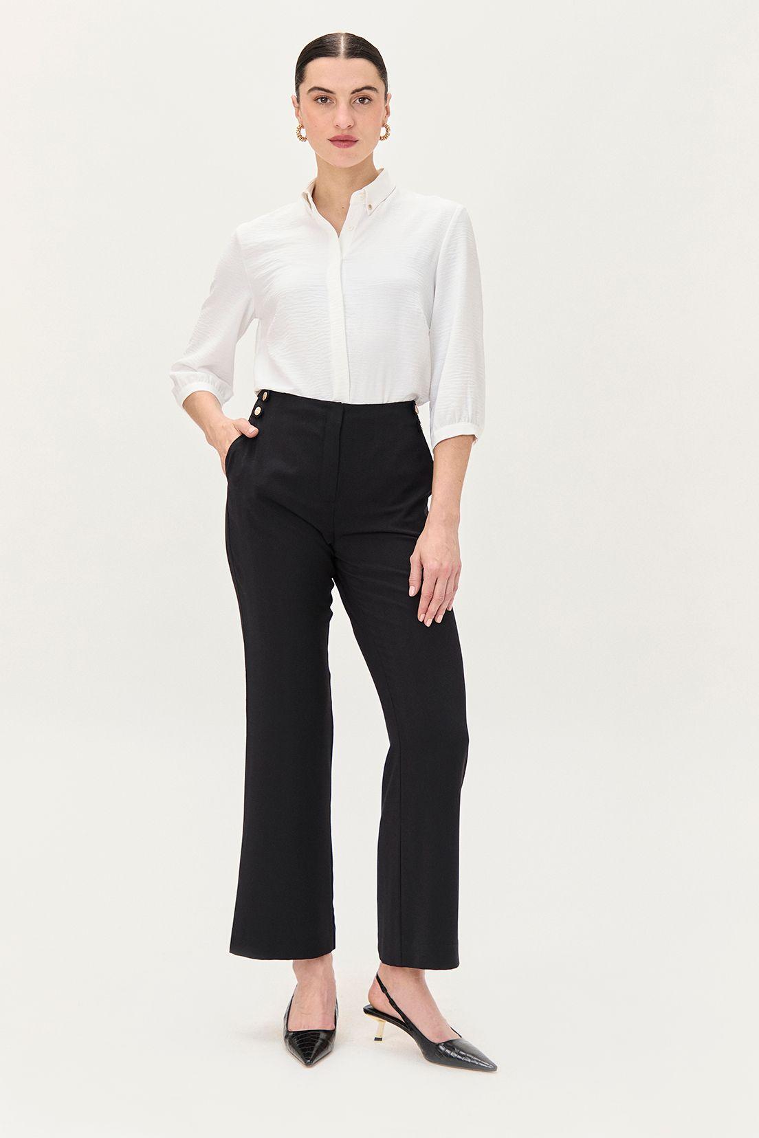 Pantalon Wide Negro Ma Griffe 11002224004102-0