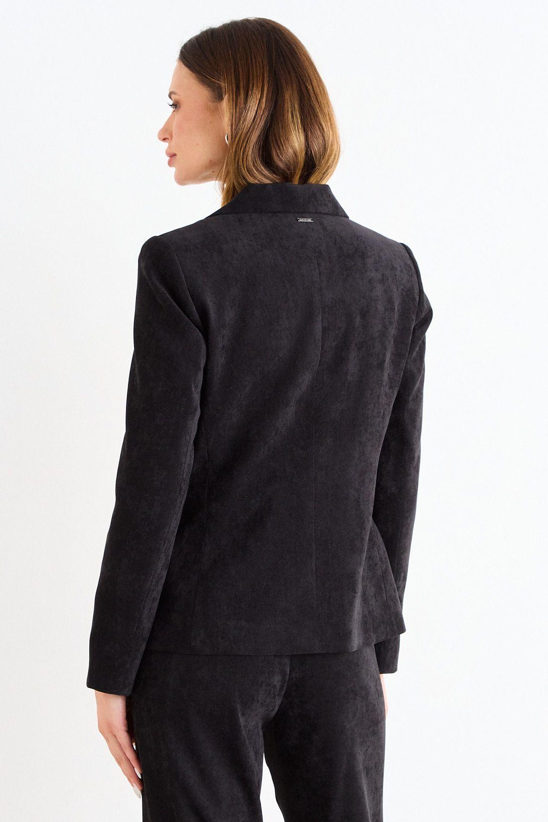 Blazer De Pana Liso Negro Ash 16007126058102-2