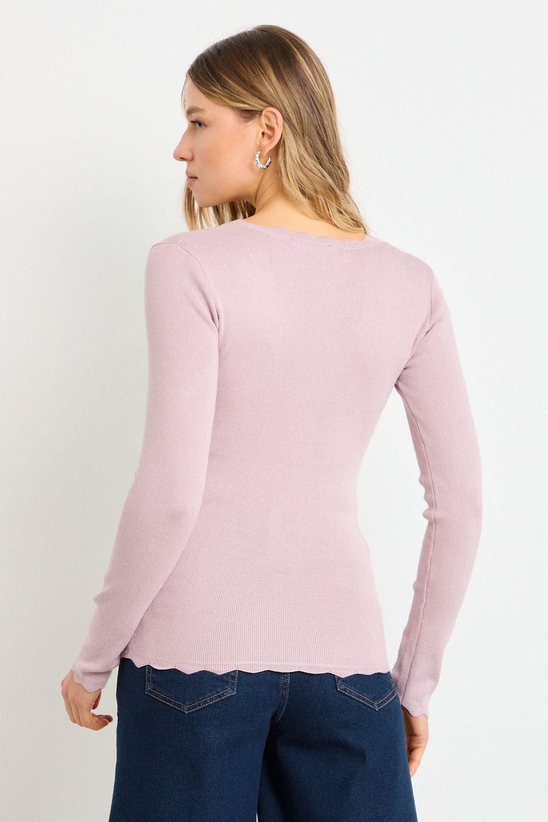 Polera Manga Larga Rosa Ash 18207225002123-3