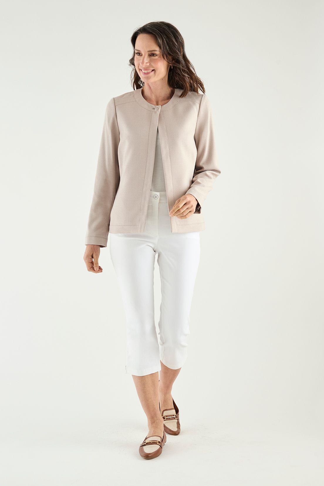 Chaqueta Corta Gris Ma Griffe 17502125100113-0