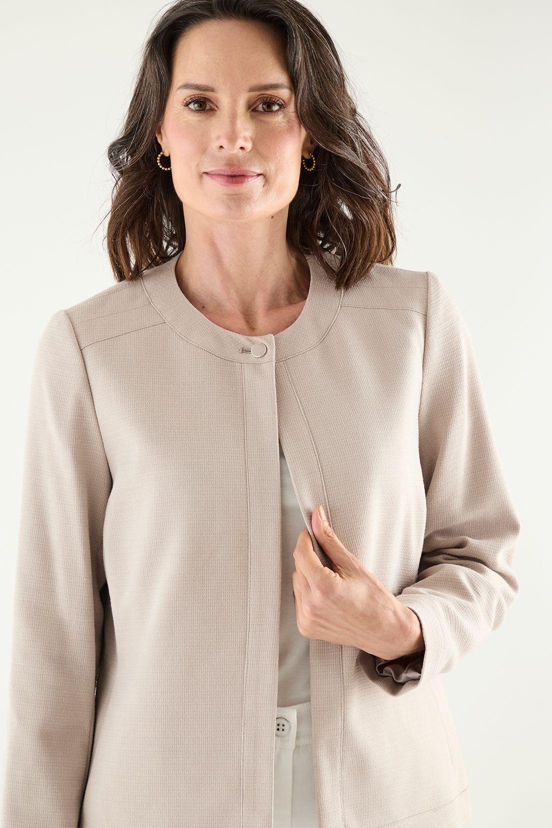 Chaqueta Corta Gris Ma Griffe 17502125100113-1