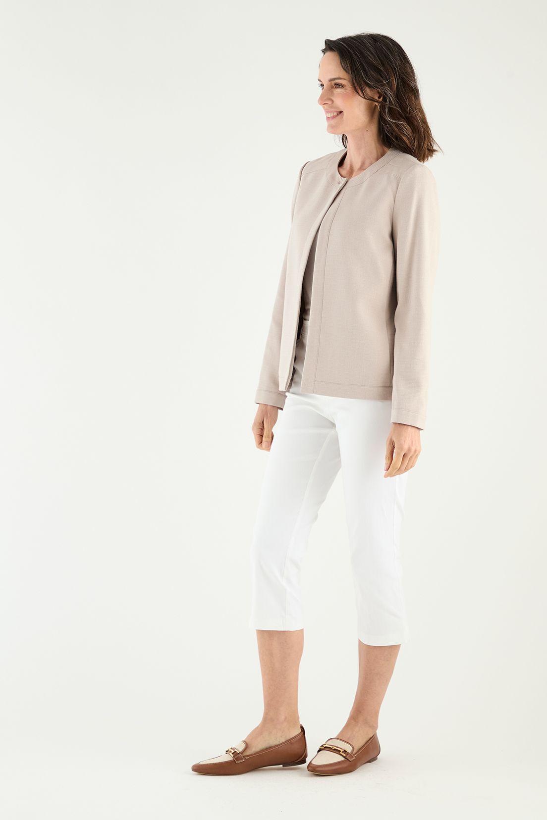 Chaqueta Corta Gris Ma Griffe 17502125100113-2
