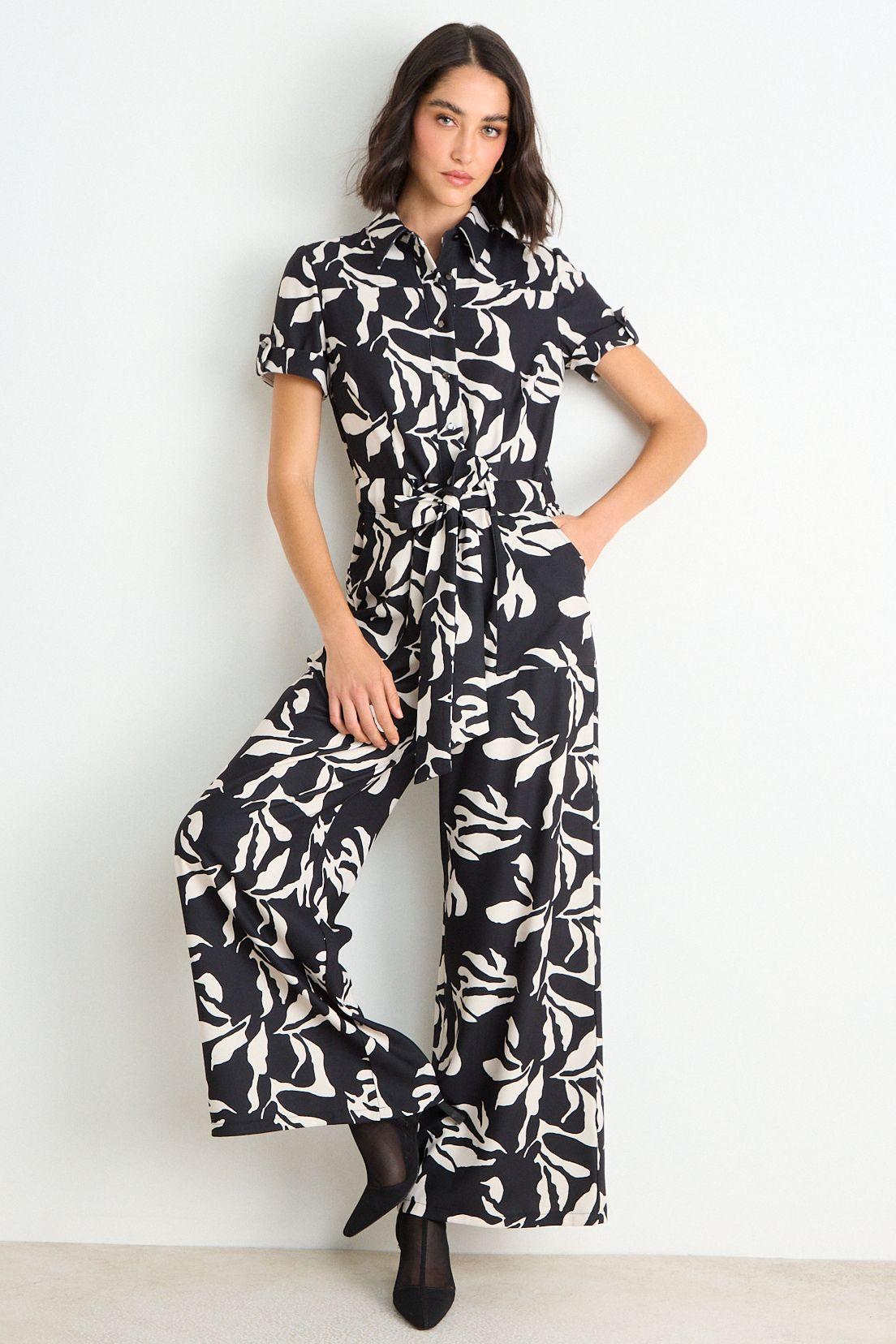 Enterito Print Tipo Palazzo Negro Ash 13307126053102-0