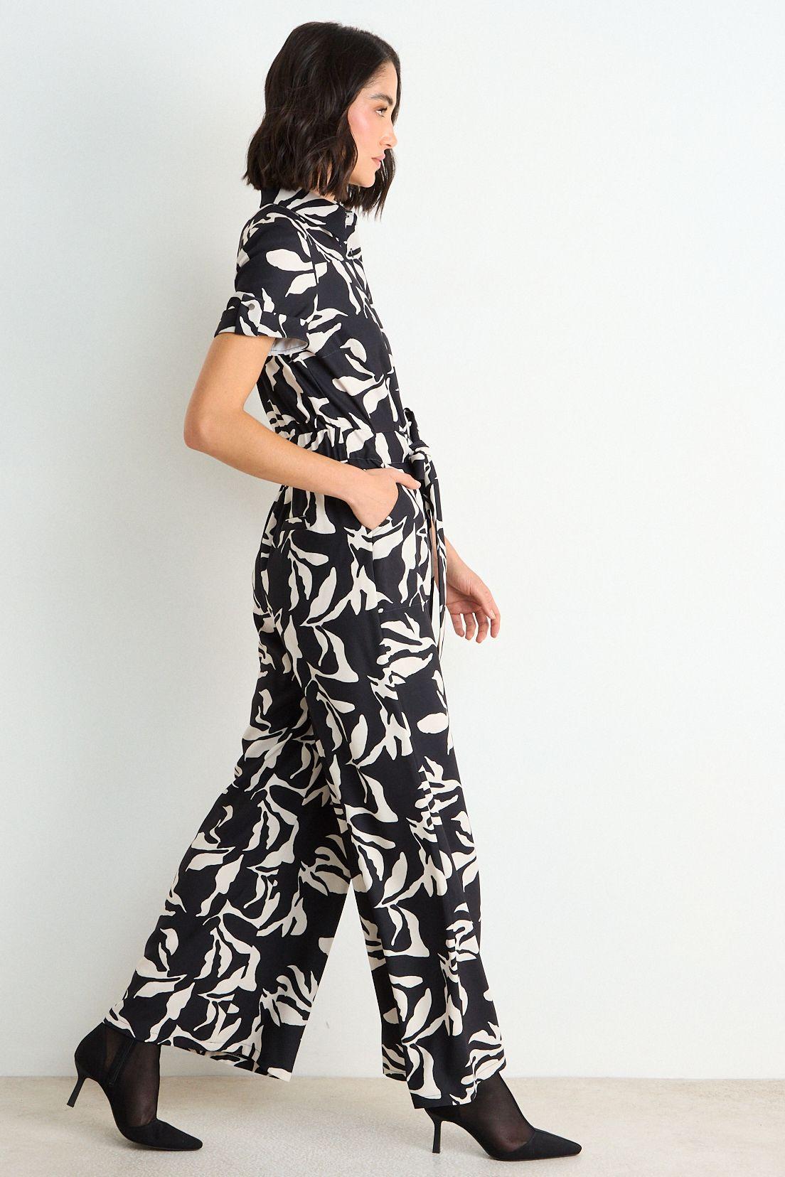 Enterito Print Tipo Palazzo Negro Ash 13307126053102-4