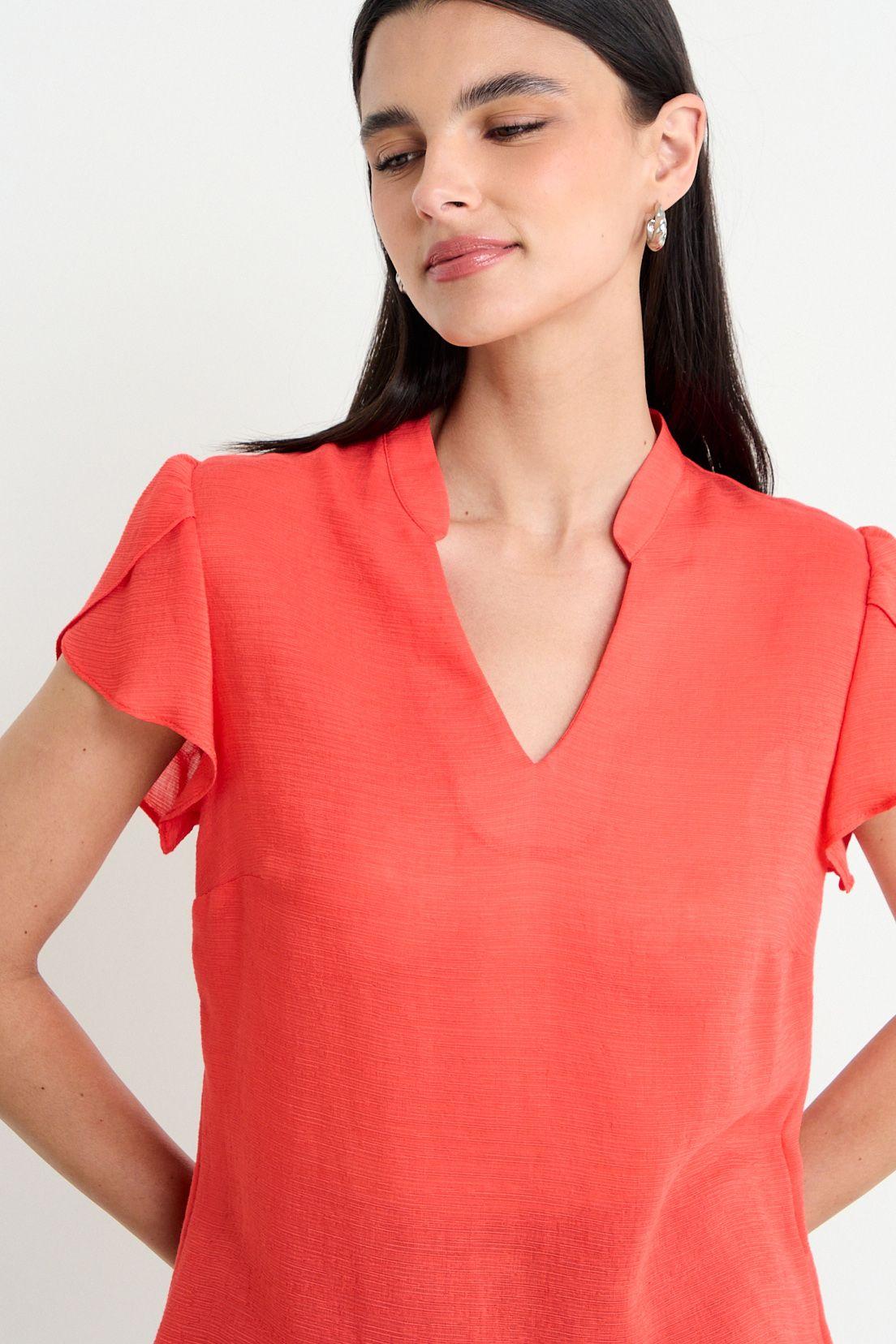 Blusa Manga Tulipan Rojo Ash 14007225067103-1