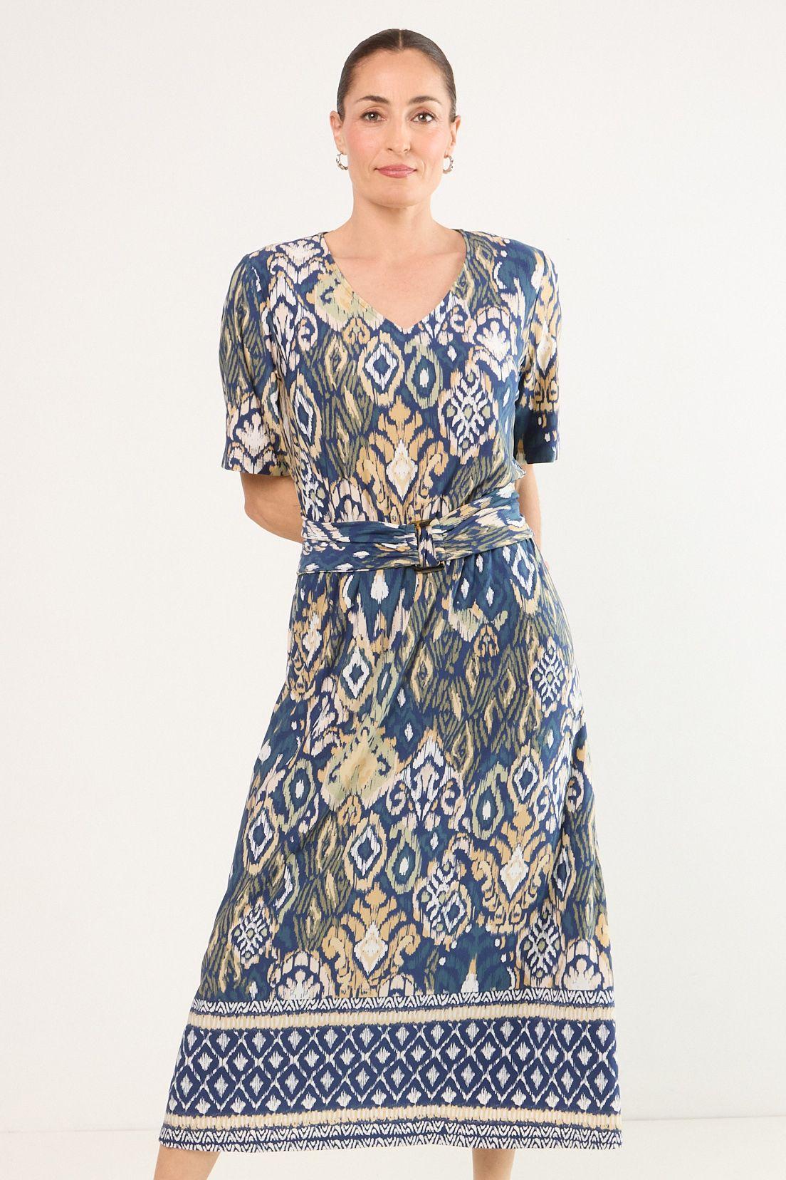 Vestido Largo Azul Ma Griffe 13102225006104-2