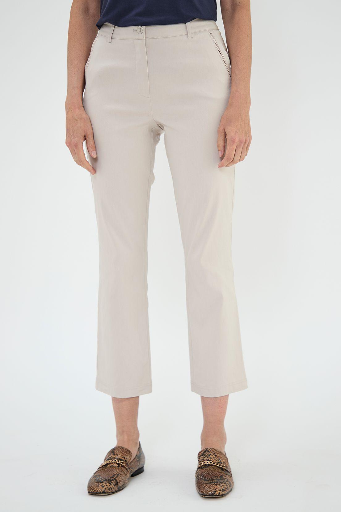 Pantalon Crop Beige Ma Griffe 11002224005106-1
