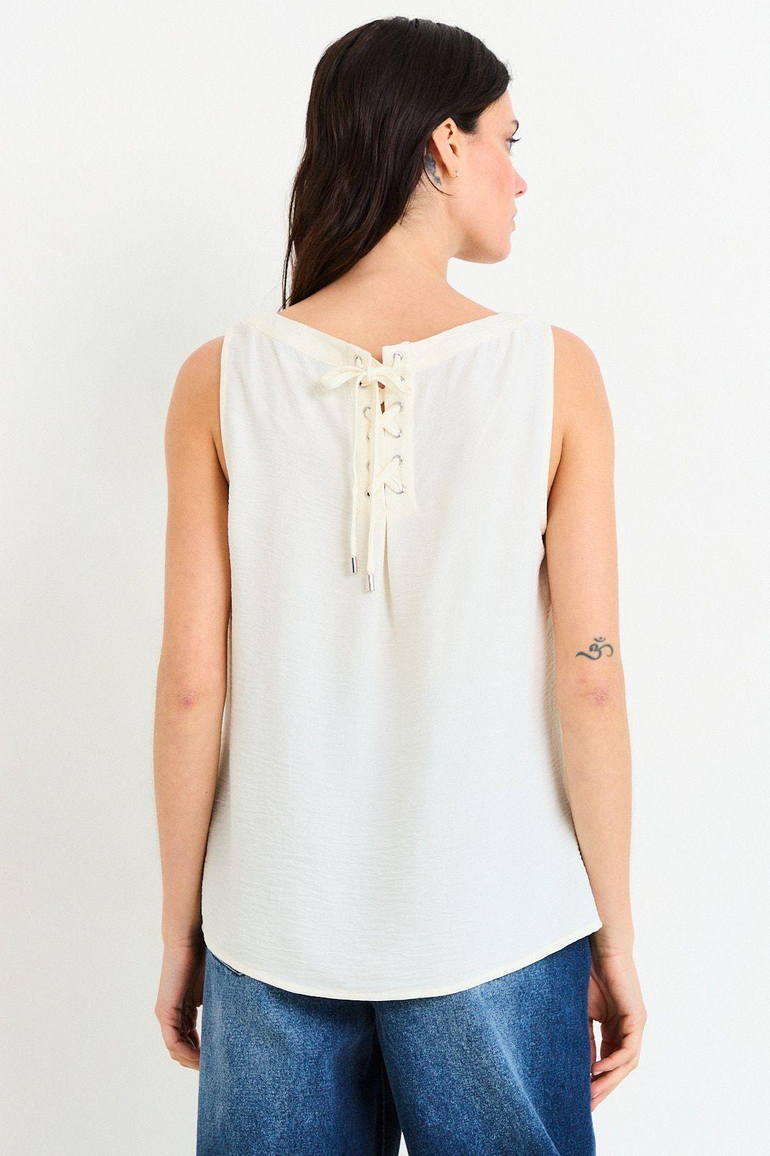 Blusas Sin Manga Crudo Ash 14007226062105-2