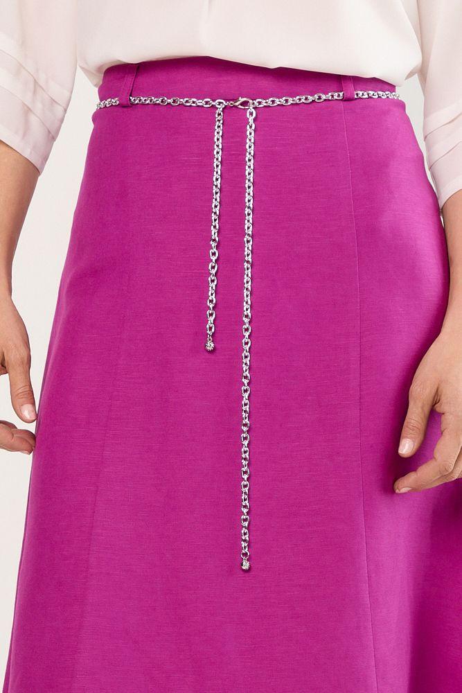 Falda Larga Violeta Ma Griffe 12002225053641-2