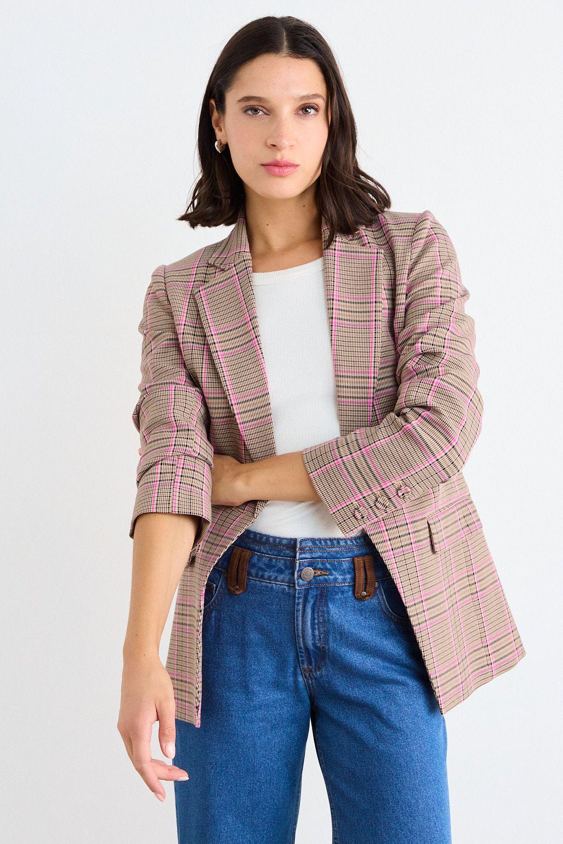 Blazer Fantasia Rosa iO 16120126057123-0