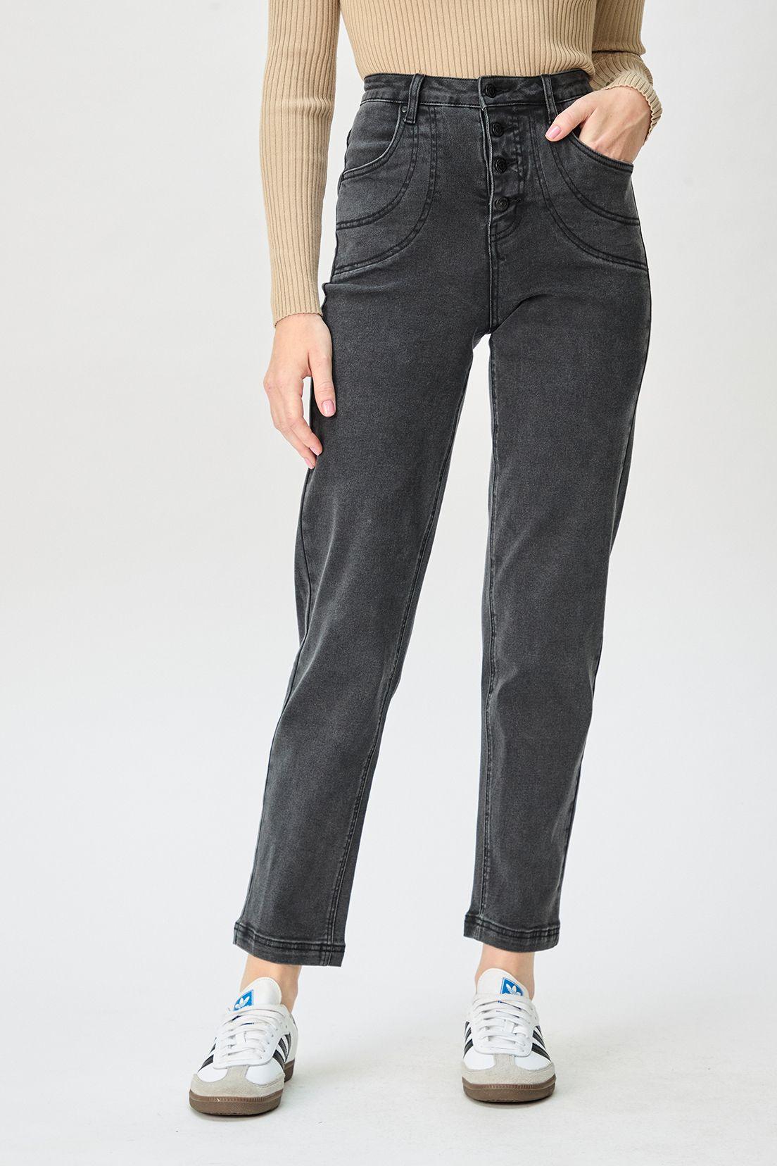 Jeans Liso Negro iO 11320125003102-1