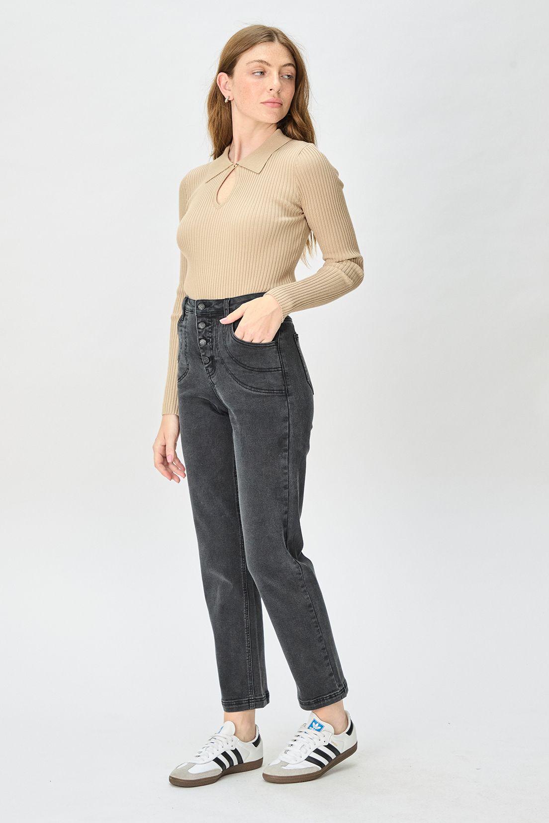 Jeans Liso Negro iO 11320125003102-3