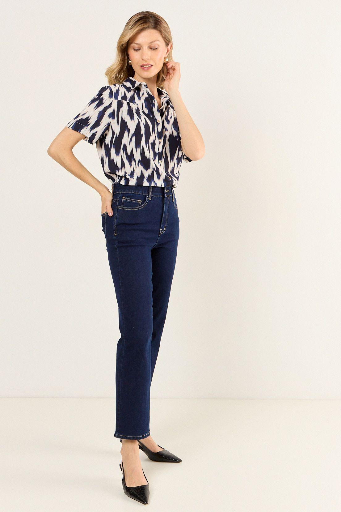 Blusa Camisera Estampada Crudo Ma Griffe 14102126052105-4