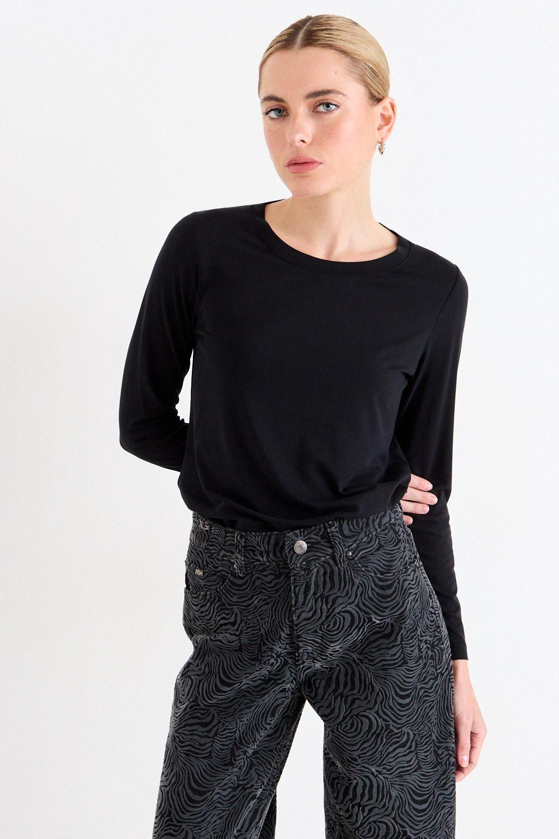 Polera Lisa Negro Ash 14207226053102-0