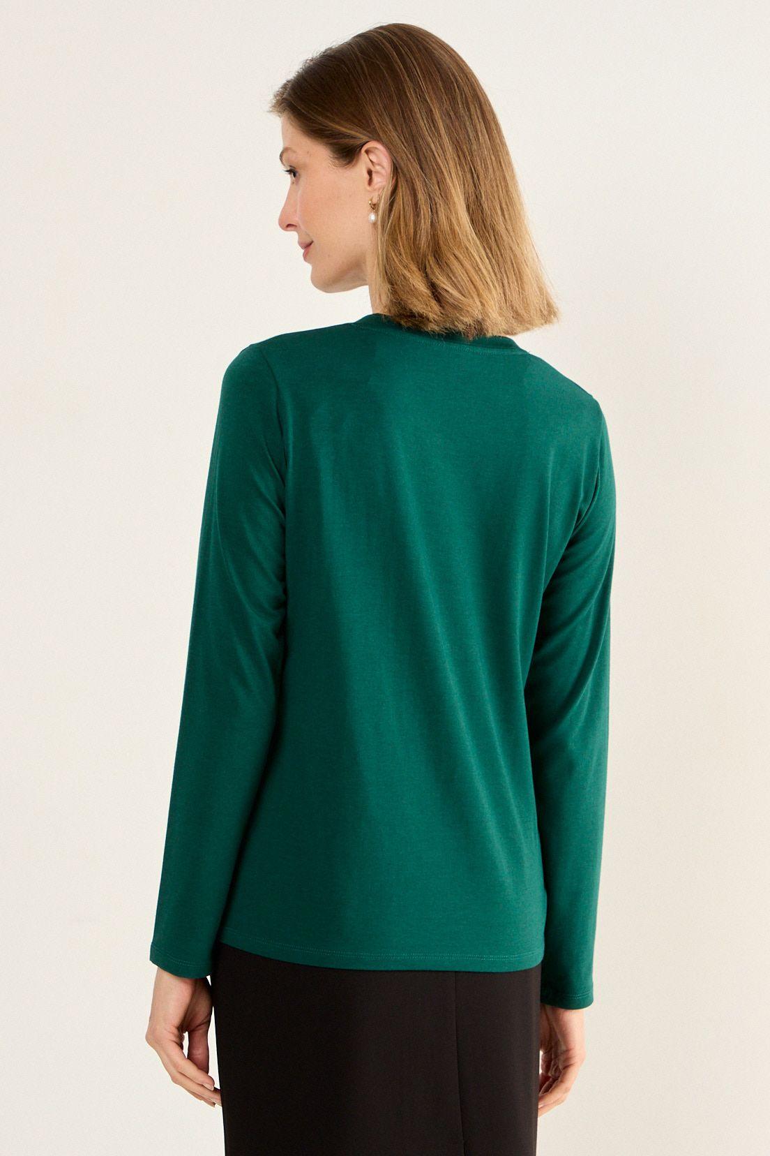 Polera Lisa Verde Oliva Ma Griffe 14202126200107-2