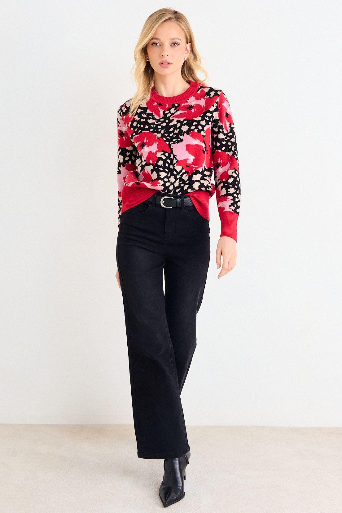 Sweater Fantasia Rojo Ash 18707126001103-3