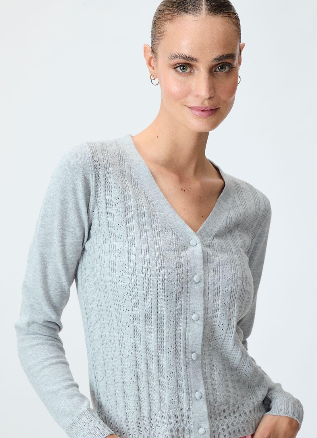 Chaleco Liso Gris 18020125050113-1