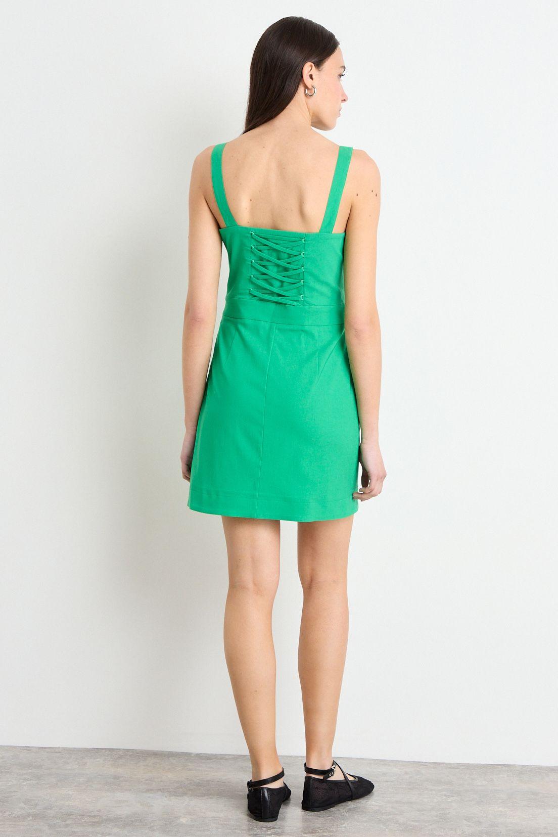 Vestido Liso Verde Oliva iO 13020225056107-3