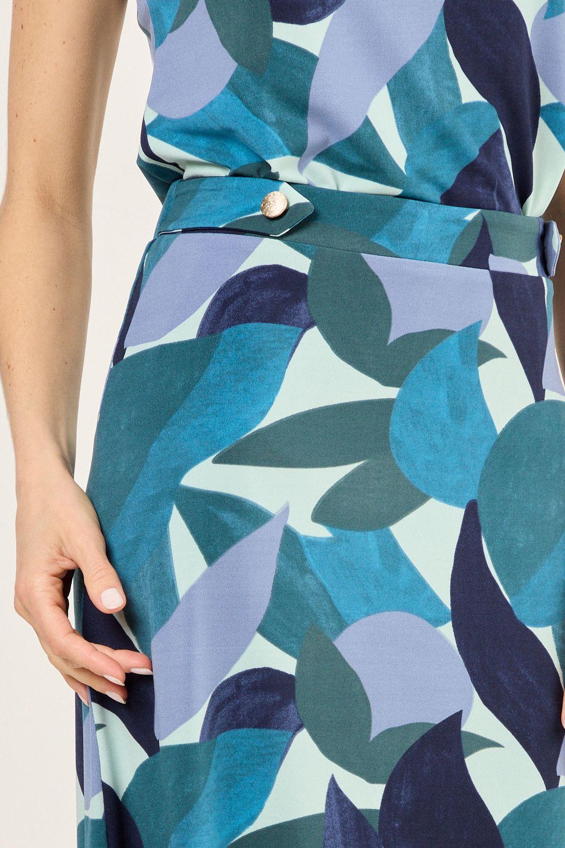 Falda Larga Azul Ma Griffe 12102225005134-2