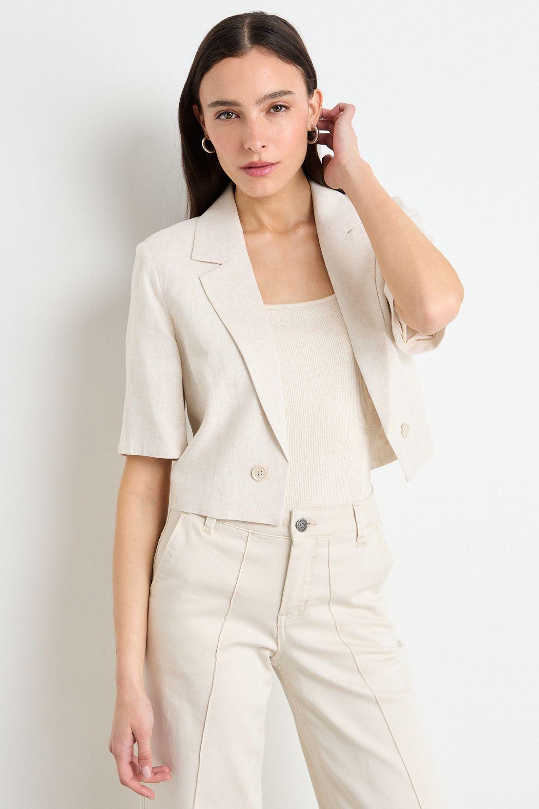Blazer Liso Beige iO 16020225019106-0