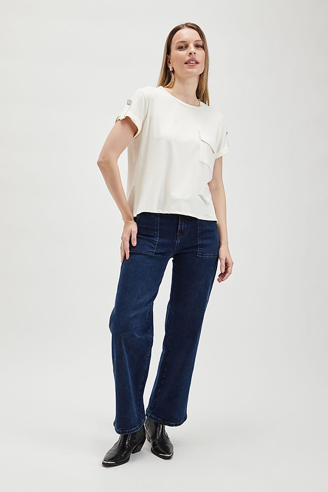 Polera Lisa Blanco Ash 14207224052105-1