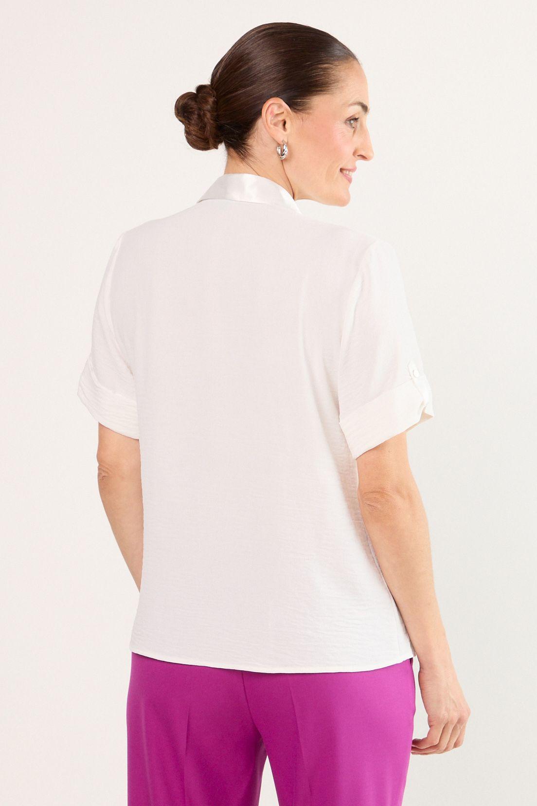 Blusas Manga Corta Blanco Ma Griffe 14002225006101-2