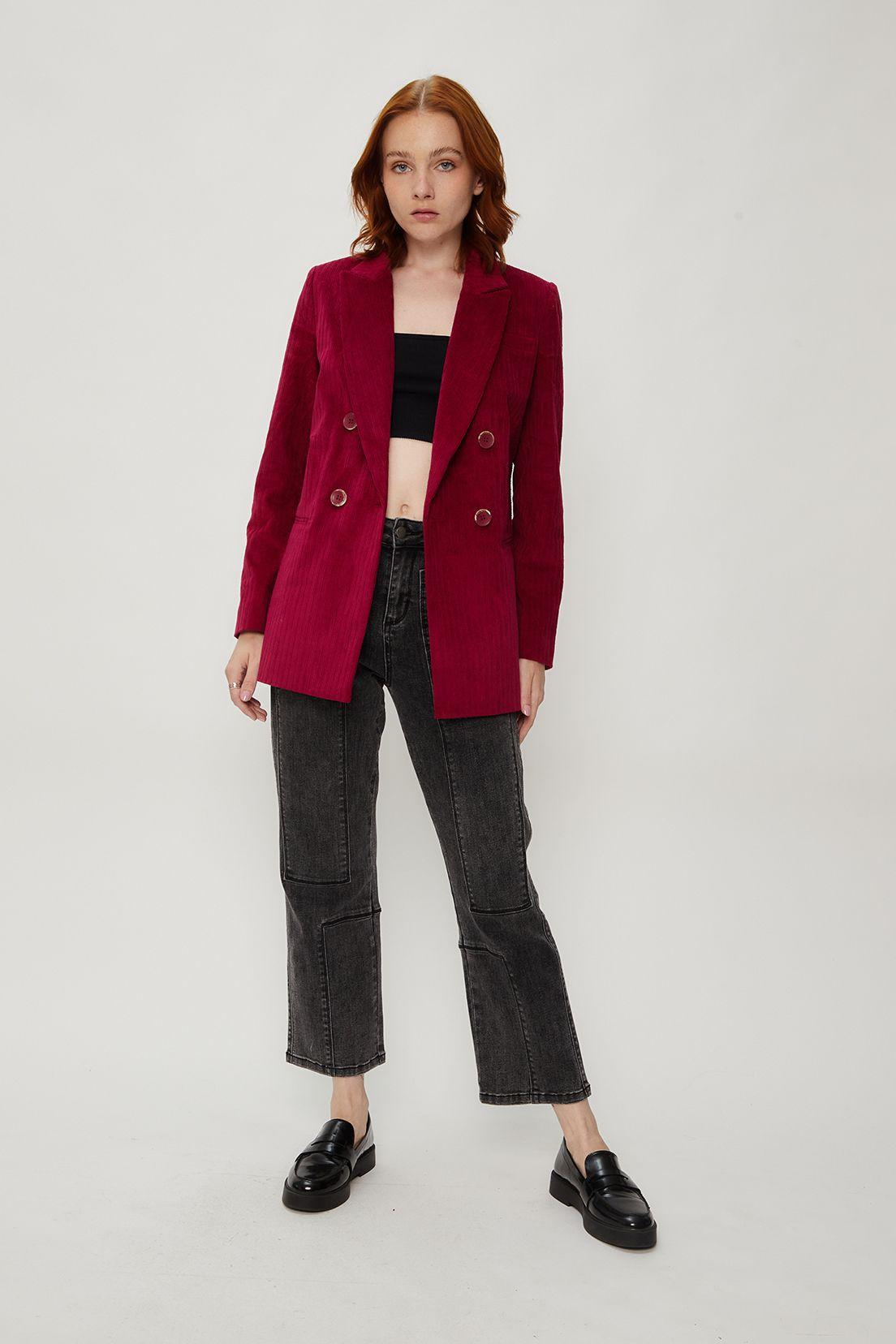 Blazer Liso Burdeo iO 16020124059112-0