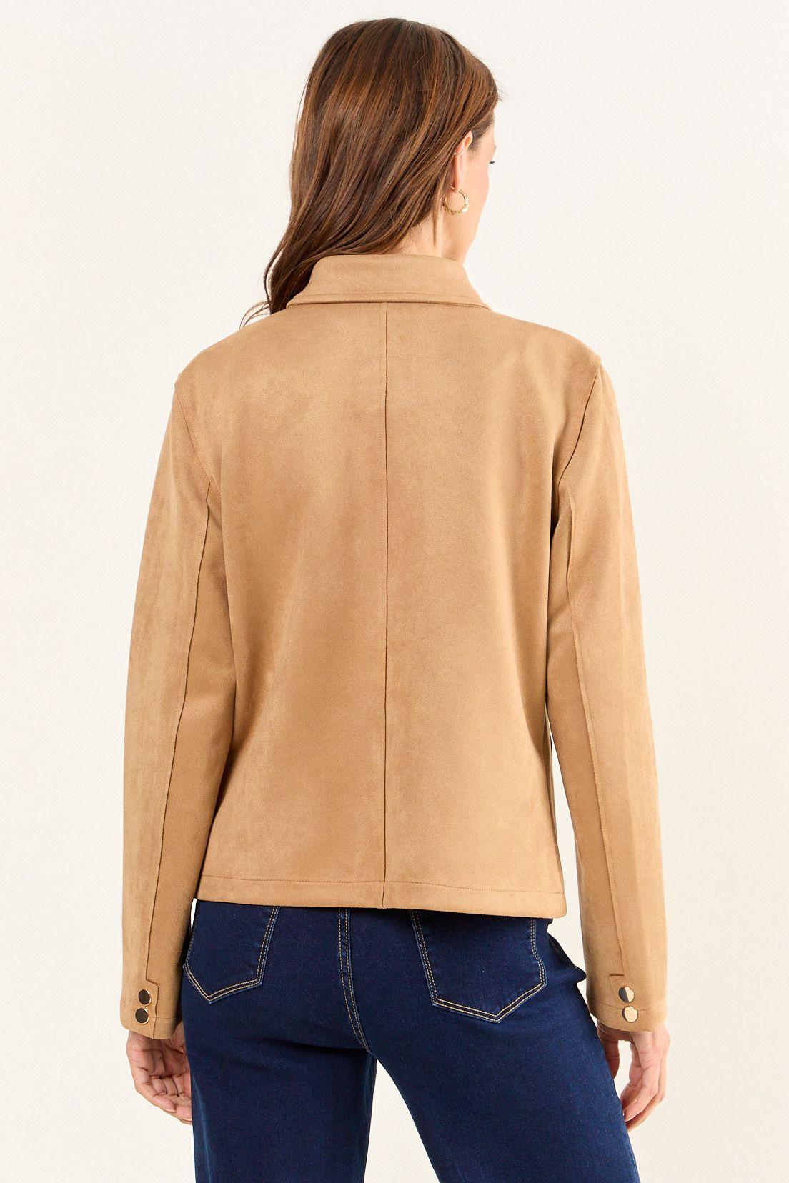 Chaqueta Antelina Café Ma Griffe 17502126051129-2