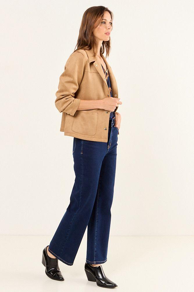 Chaqueta Antelina Café Ma Griffe 17502126051129-4