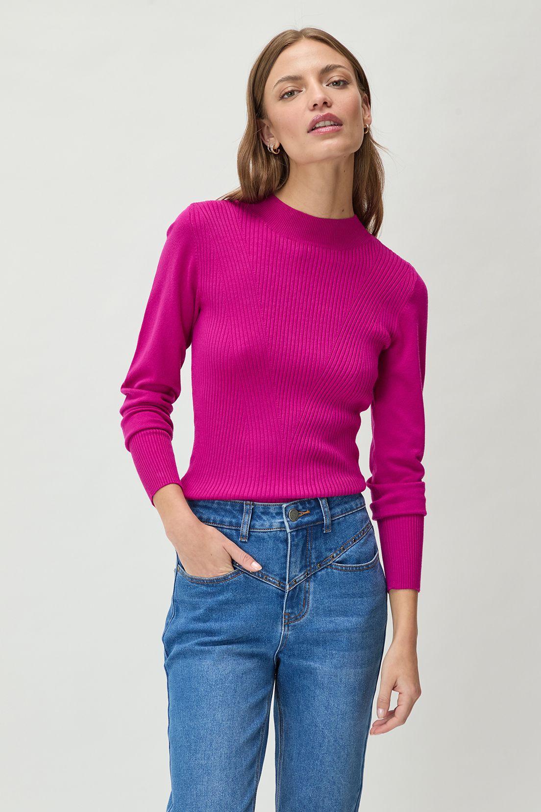 Sweater Liso fucsia 18120125015116-0