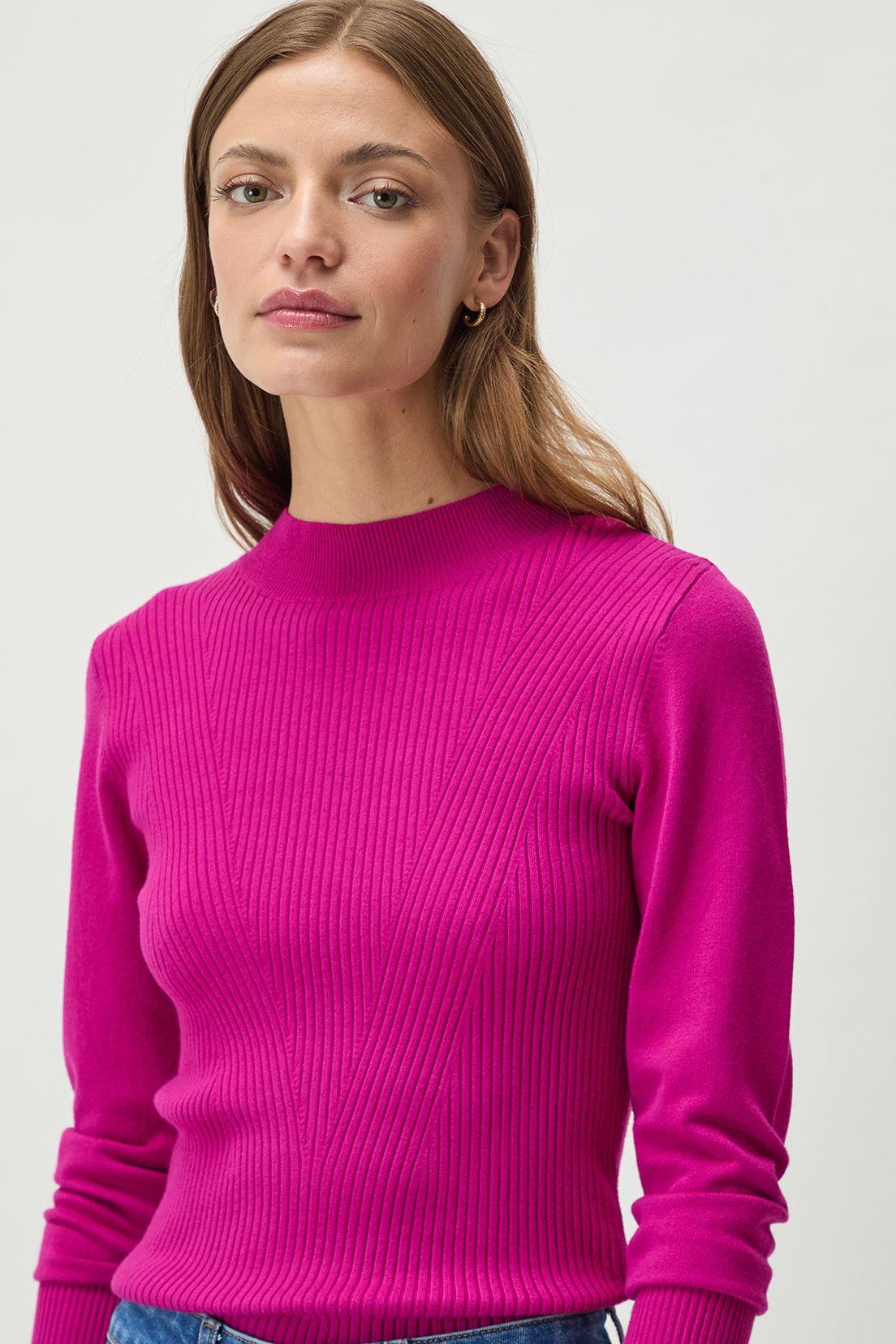 Sweater Liso fucsia 18120125015116-1