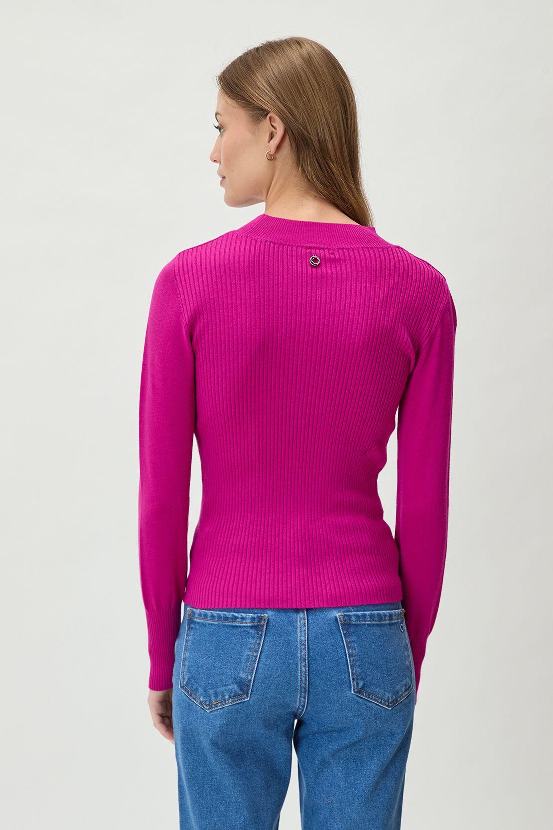 Sweater Liso fucsia 18120125015116-3