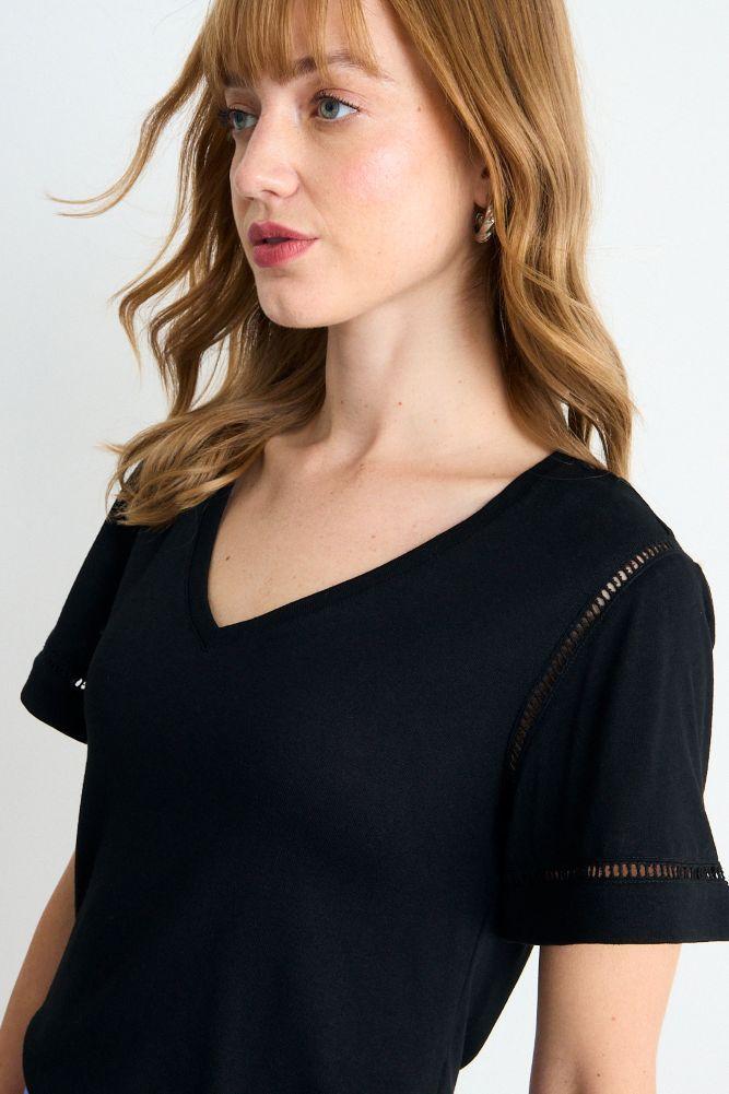 Polera Lisa Negro iO 14220225074102-1