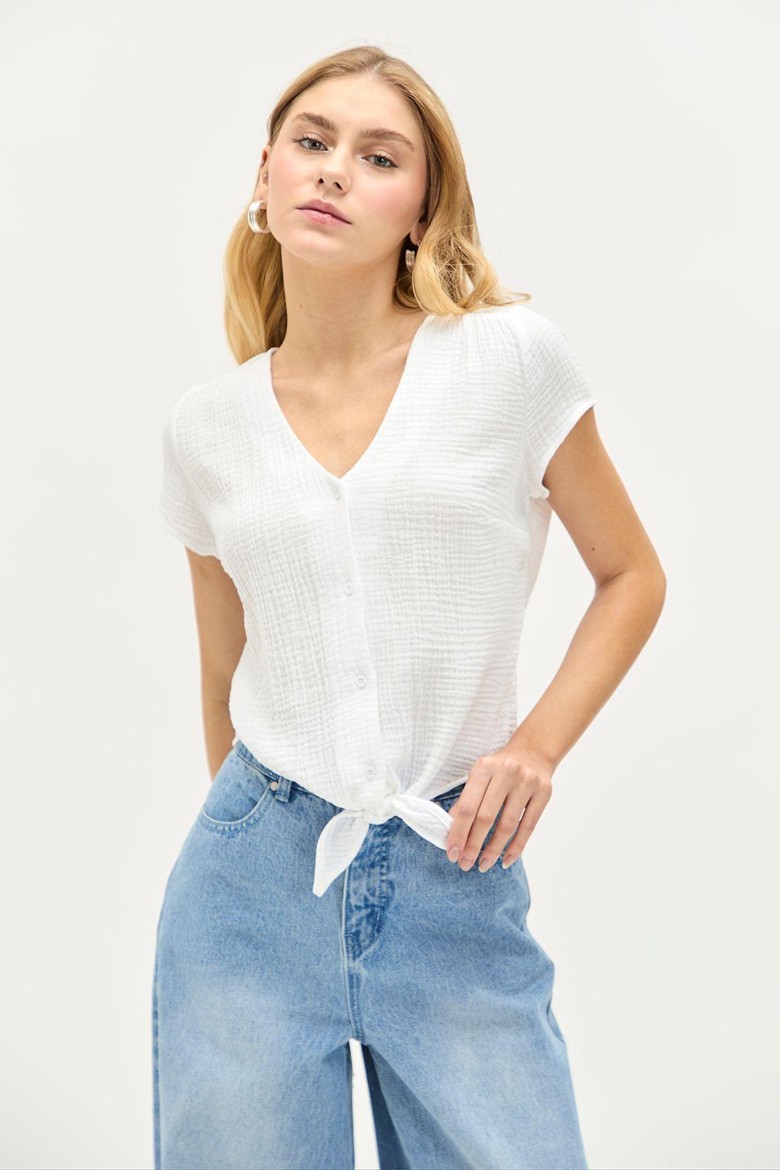 Blusa Lisa Crudo iO 14020224072105-0