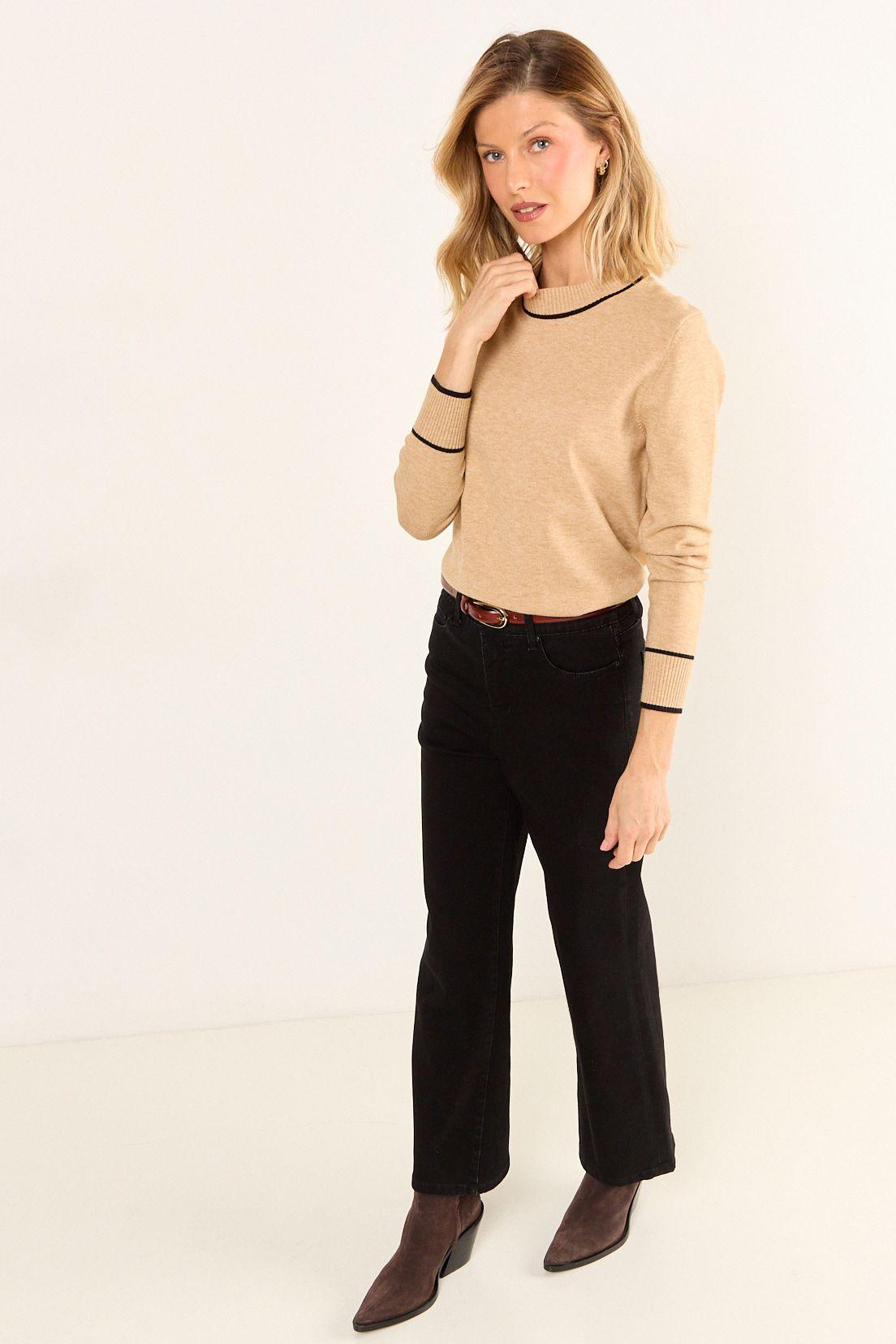 Sweater Liso Café Ma Griffe 18102126055129-3