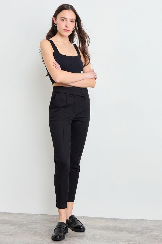 Pantalon Liso Negro iO 11020225065102-4