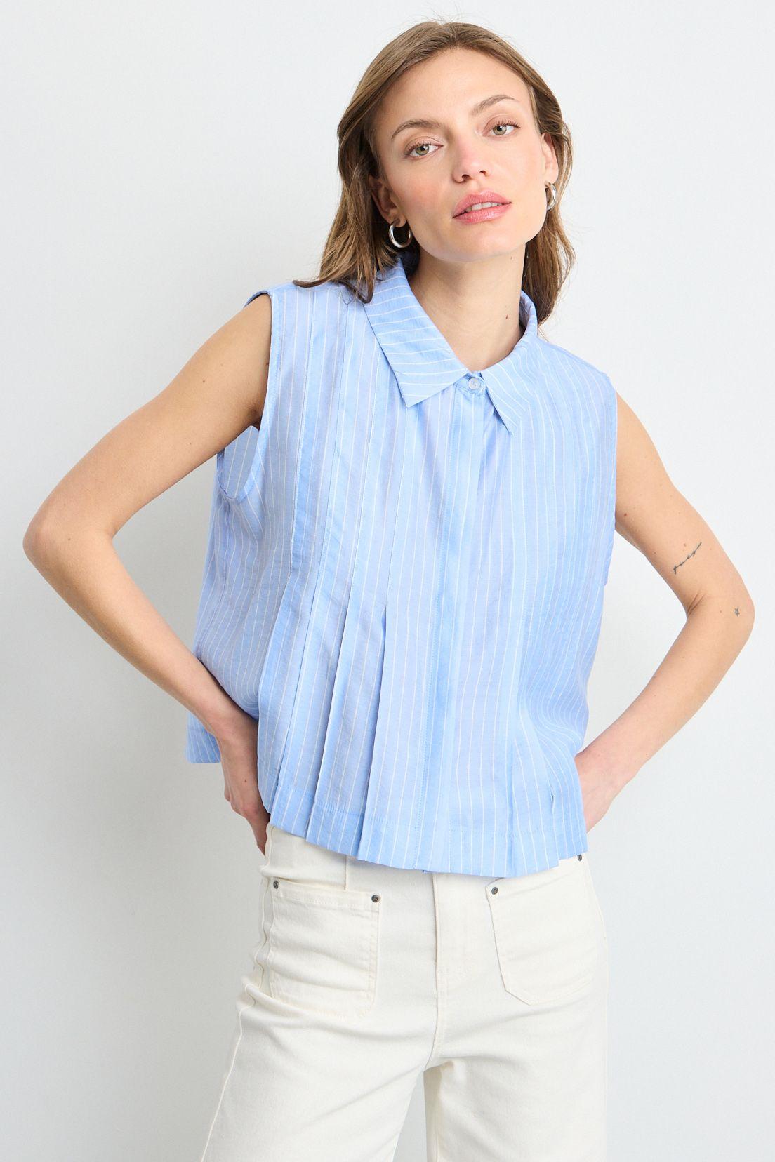 Blusas Sin Manga Celeste iO 14120225006110-0
