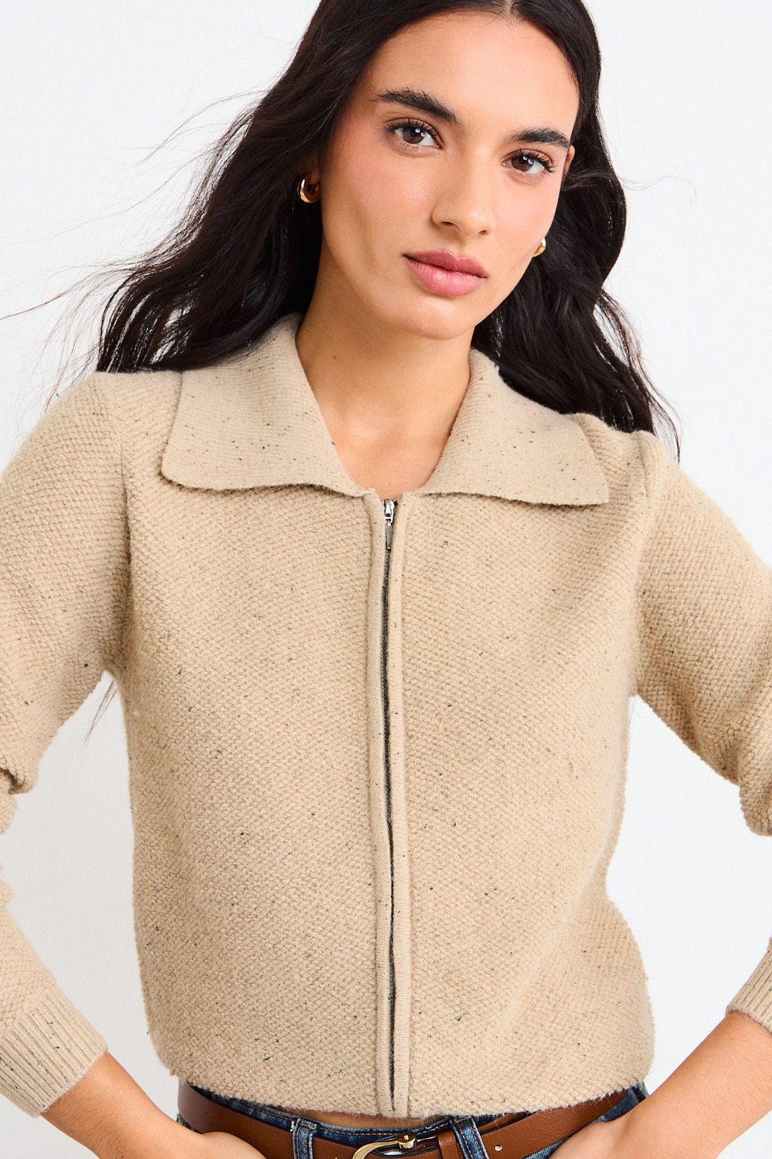 Chaleco Liso Beige iO 18020126013106-1