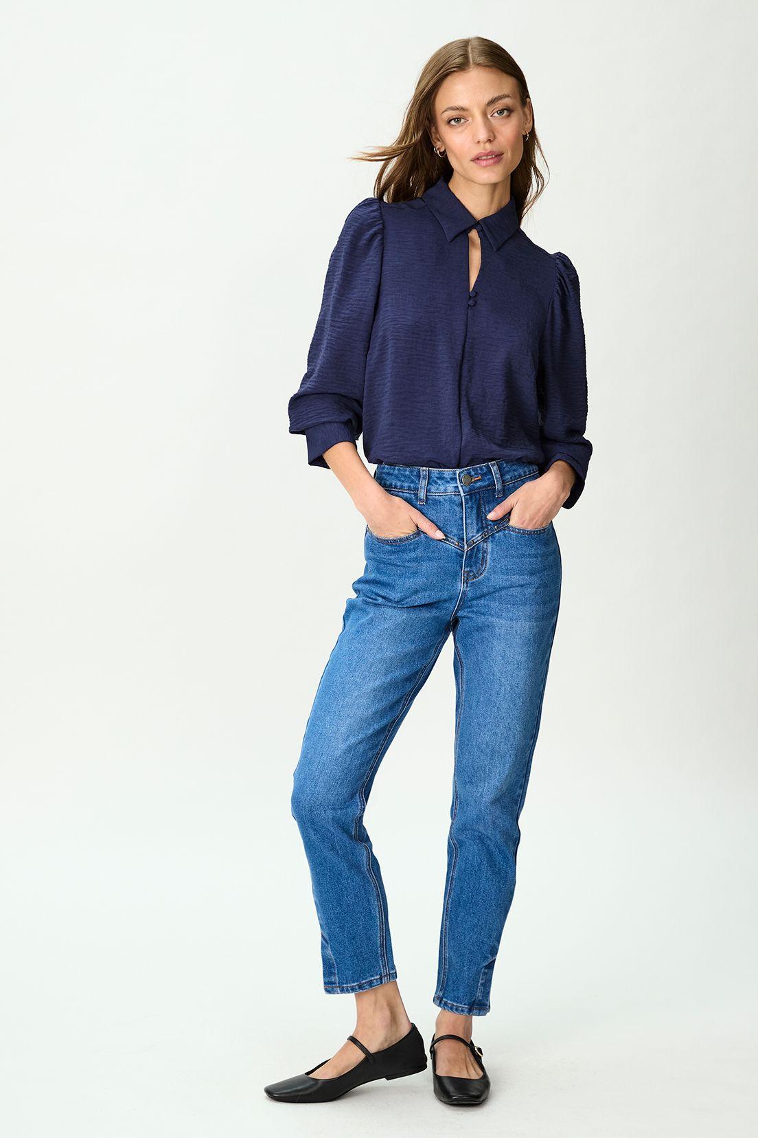 Blusa Lisa Azul 14020125012104-4