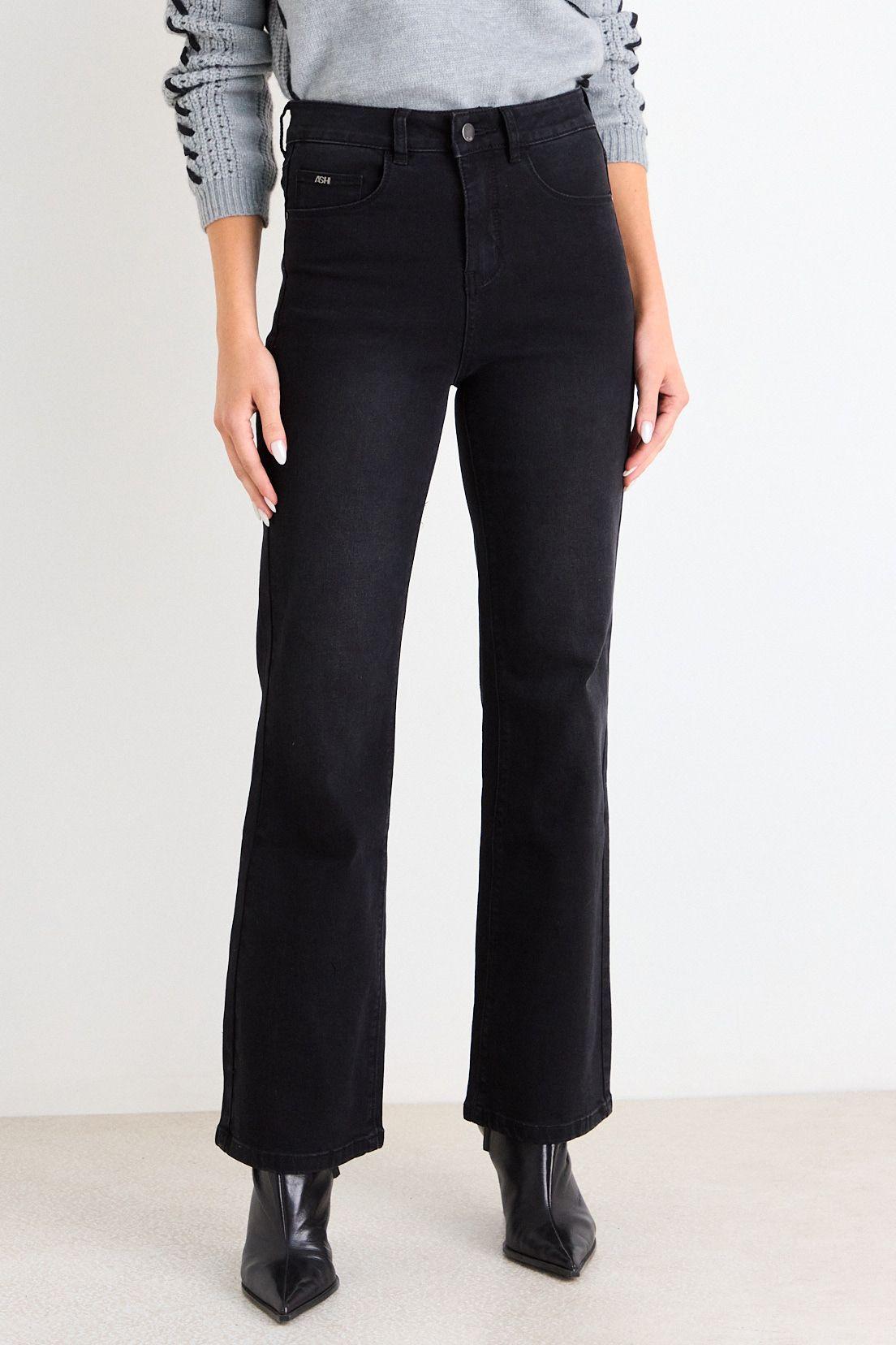 Flare Jeans Negro Ash 11307126008102-1