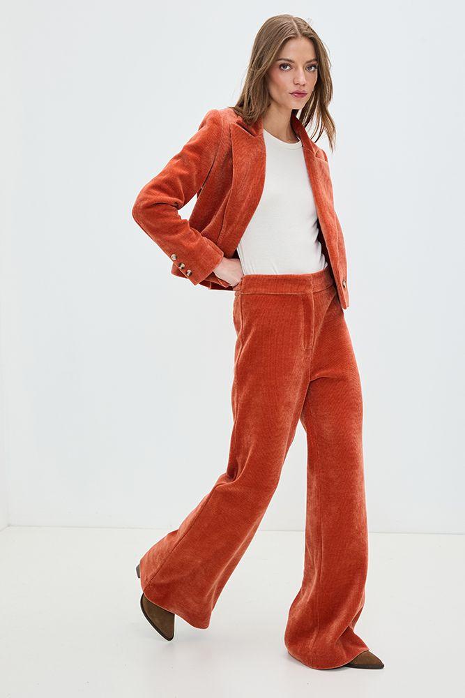 Pantalon Liso Naranjo 11020125014114-1