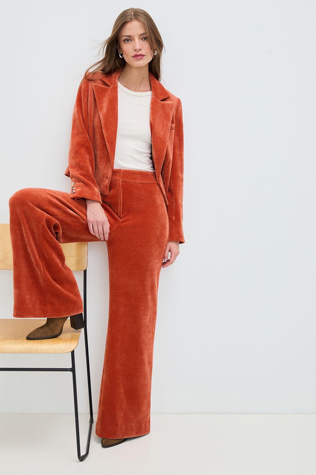 Pantalon Liso Naranjo 11020125014114-2