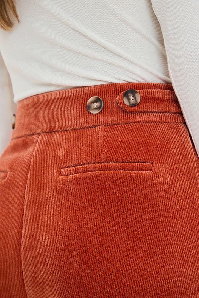 Pantalon Liso Naranjo 11020125014114-3
