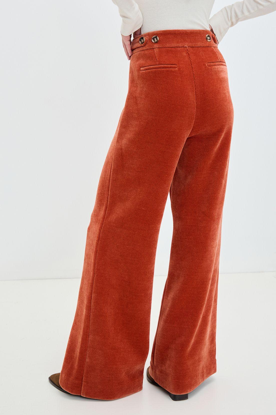 Pantalon Liso Naranjo 11020125014114-4