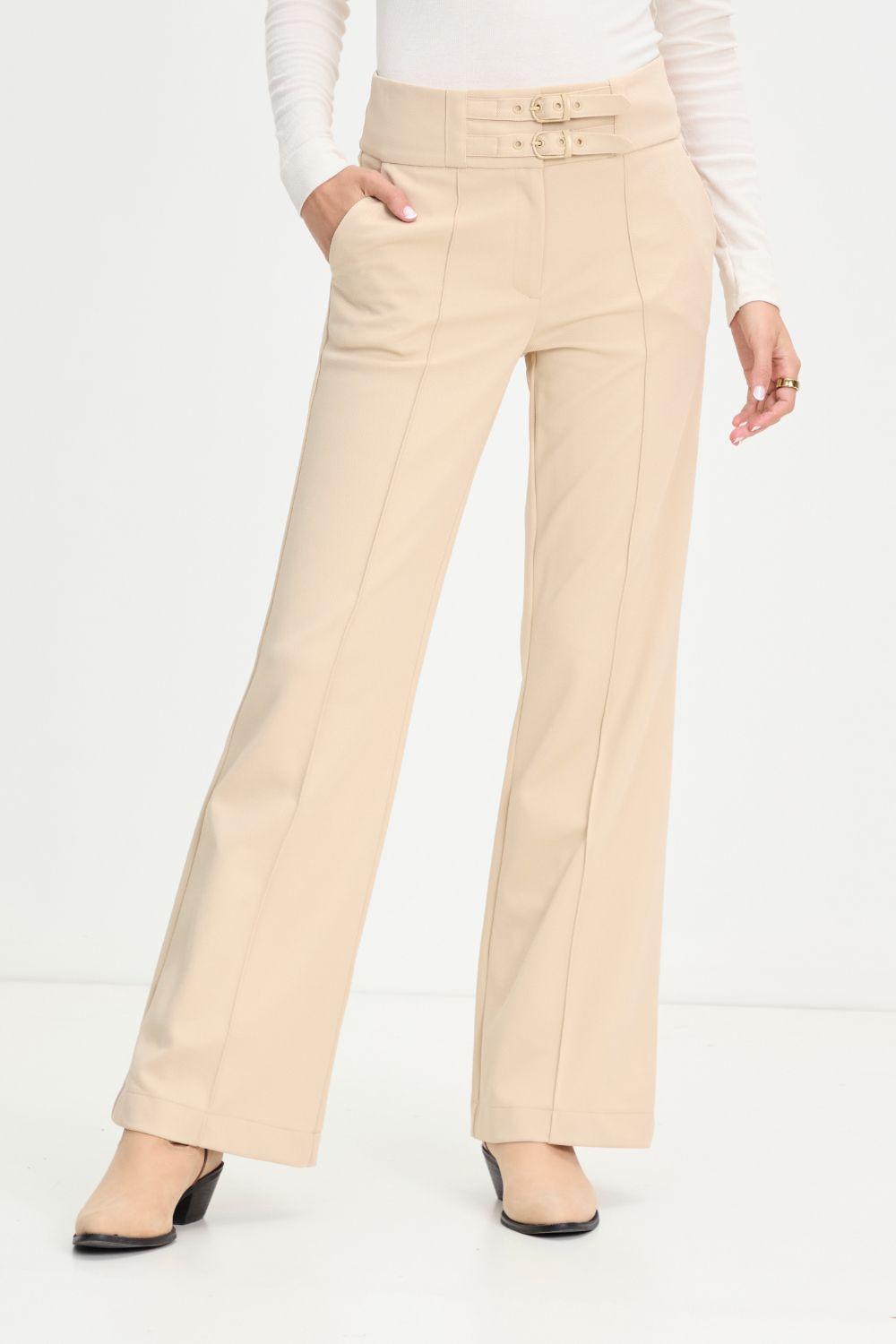 Pantalon Liso Beige 11020125056106-1